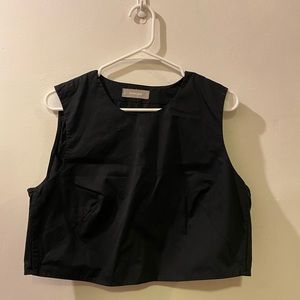 Everlane Clean Cotton Split Crop